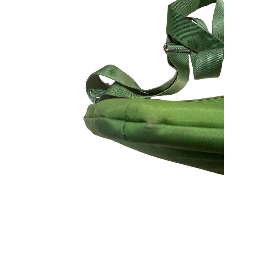 Brics Green Crossbody Bag With Adjustable Strap Zipper Closure Unisex - Picture 4 of 15